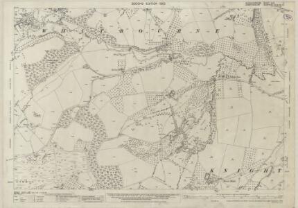 Worcestershire XXXII.2 (includes: Doddenham; Knightwick; Whitbourne) - 25 Inch Map
