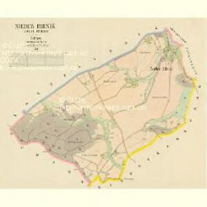 Nieder Ribnik (Dolni Rybnik) - c1380-1-001 - Kaiserpflichtexemplar der Landkarten des stabilen Katasters