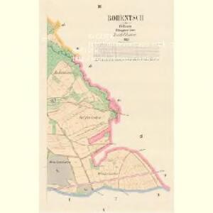 Bohentsch - c8307-1-002 - Kaiserpflichtexemplar der Landkarten des stabilen Katasters