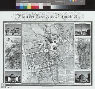 Plan der Residenz Darmstadt
