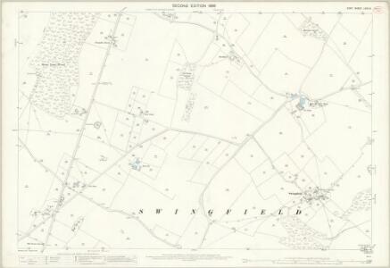 Kent LXVII.6 (includes: Swingfield) - 25 Inch Map