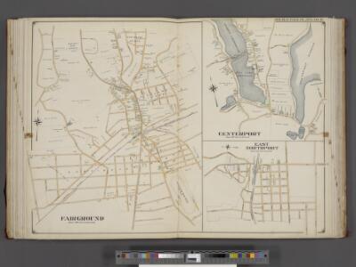 Suffolk County, V. 2, Double Page Plate No. 16 [Map bounded by Center Port, East North Port, Fair Ground] / supplemented by careful measurements & field observations by our own Corps of Engineers.