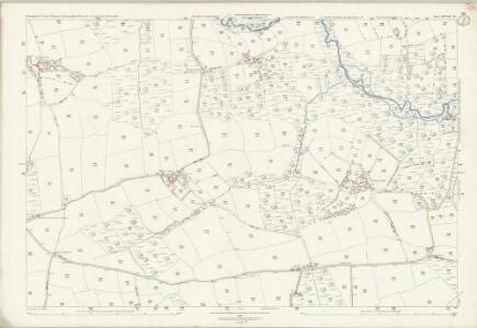Devon XXVIII.13 (includes: Bradworthy; West Putford; Woolfardisworthy) - 25 Inch Map