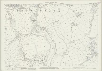 Cornwall LXXVII.5 (includes: Constantine) - 25 Inch Map