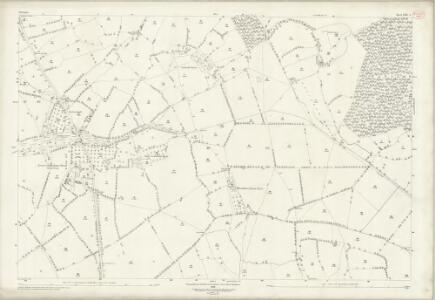 Wiltshire XXI.5 (includes: Bremhill; Hilmarton; Lyneham) - 25 Inch Map