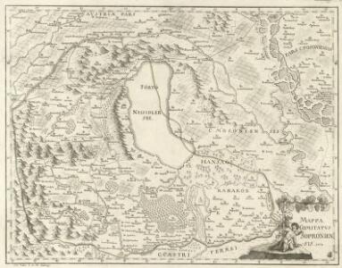 Mappa Comitatvs Soproniensis 1758
