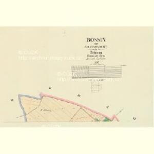 Bossin - c0422-1-001 - Kaiserpflichtexemplar der Landkarten des stabilen Katasters