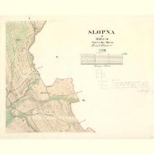 Slopna - m2787-1-004 - Kaiserpflichtexemplar der Landkarten des stabilen Katasters