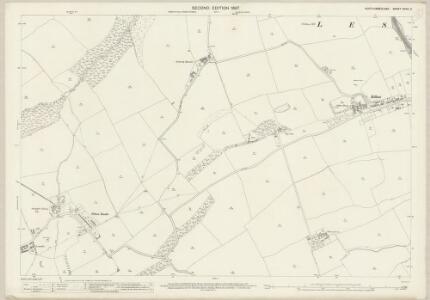 Northumberland (Old Series) XXXIX.2 (includes: Denwick; Lesbury; Shilbottle) - 25 Inch Map