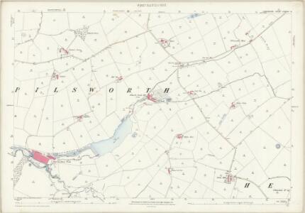 Lancashire LXXXVIII.14 (includes: Bury; Heywood; Middleton; Whitefield) - 25 Inch Map