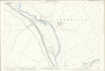 Northumberland (Old Series) XIV.13 (includes: Crookhouse; Howtel; Kilham; Kirknewton; Lanton; Milfield; Undivided Moor; Westnewton) - 25 Inch Map