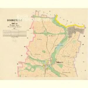 Bohonitz - c0320-1-001 - Kaiserpflichtexemplar der Landkarten des stabilen Katasters