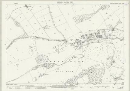 Northamptonshire XII.9 (includes: Bulwick; Deene; Deenethorpe) - 25 Inch Map