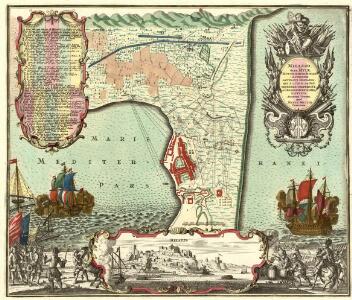 Milazzo olim Mylae Munitissimum Siciliae Castellum Adversus Hispanos qui Ao. 1718 D. 24. Oct. obsidere coeperunt a Caesareis Fortissime defensum