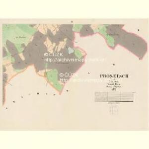 Prosetsch - c6117-1-004 - Kaiserpflichtexemplar der Landkarten des stabilen Katasters