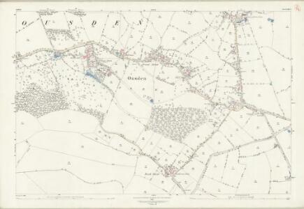 Suffolk LIII.2 (includes: Dalham; Hargrave; Lidgate; Ousden; Wickhambrook) - 25 Inch Map