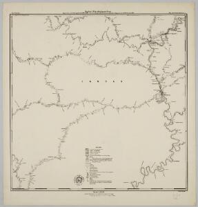 Blad VIII Tajan, blad b, uit: Residentie Wester-Afdeeling van Borneo : weg- en rivierkaart / Topographisch Bureau