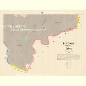 Podmok (Podmoky) - c5914-1-005 - Kaiserpflichtexemplar der Landkarten des stabilen Katasters