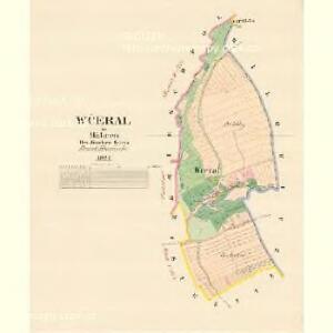 Wčeral - m3293-1-001 - Kaiserpflichtexemplar der Landkarten des stabilen Katasters