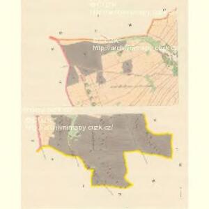 Budietzko - m0275-1-001 - Kaiserpflichtexemplar der Landkarten des stabilen Katasters