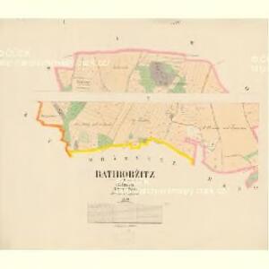 Ratiboržitz - c6463-1-001 - Kaiserpflichtexemplar der Landkarten des stabilen Katasters