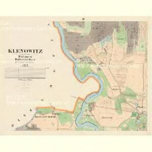 Klenowitz - c3151-1-002 - Kaiserpflichtexemplar der Landkarten des stabilen Katasters