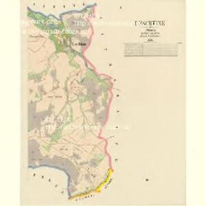 Leschtine - c3887-1-002 - Kaiserpflichtexemplar der Landkarten des stabilen Katasters