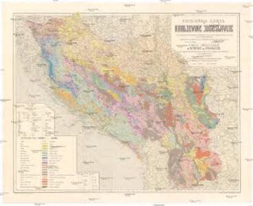 Geološka karta Kraljevine Jugoslavije