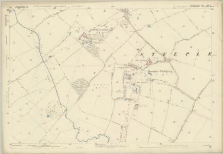 Huntingdonshire XIII.5 (includes: Great Gidding; Hamerton; Little Gidding; Steeple Gidding; Winwick) - 25 Inch Map