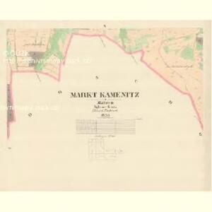 Kamenitz - m1139-1-010 - Kaiserpflichtexemplar der Landkarten des stabilen Katasters