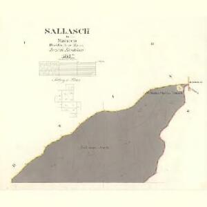 Sallasch - m2689-1-001 - Kaiserpflichtexemplar der Landkarten des stabilen Katasters