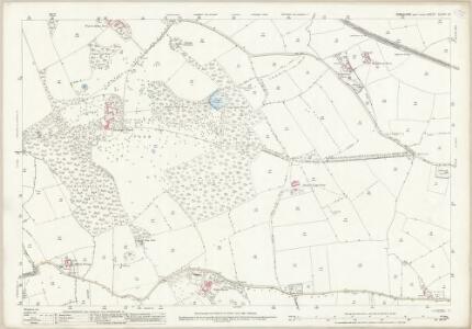 Yorkshire CLXXII.13 (includes: Collingham; Kirk Deighton; Sicklinghall; Spofforth With Stockeld; Wetherby) - 25 Inch Map