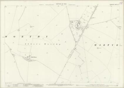 Hampshire and Isle of Wight XLI.2 (includes: Itchen Valley; Kings Worthy) - 25 Inch Map