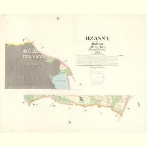 Rzasna - m2665-1-003 - Kaiserpflichtexemplar der Landkarten des stabilen Katasters