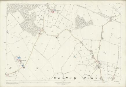 Suffolk LXXXI.7 (includes: Capel St Mary; Great Wenham; Little Wenham; Raydon) - 25 Inch Map