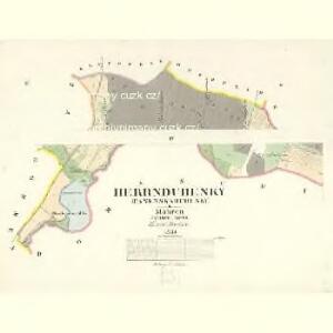 Herrndubenky (Panenskadubenky) - m2226-1-003 - Kaiserpflichtexemplar der Landkarten des stabilen Katasters