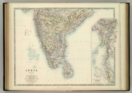 India (southern sheet).