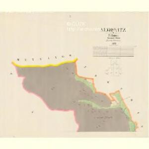 Serowitz - c9451-1-001 - Kaiserpflichtexemplar der Landkarten des stabilen Katasters