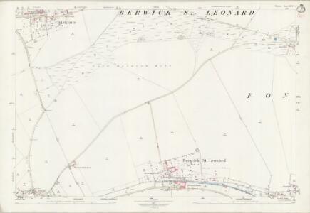 Wiltshire LXIV.2 (includes: Berwick St Leonard; Chicklade; Fonthill Bishop; Fonthill Gifford; Hindon) - 25 Inch Map