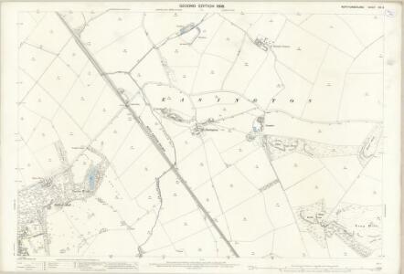 Northumberland (Old Series) XVI.6 (includes: Belford; Easington Grange; Easington; Outchester) - 25 Inch Map