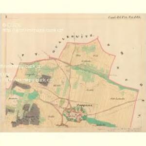 Zoppanz - m3674-1-001 - Kaiserpflichtexemplar der Landkarten des stabilen Katasters