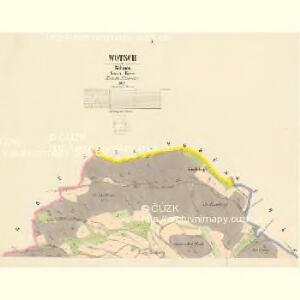 Wotsch - c0297-1-001 - Kaiserpflichtexemplar der Landkarten des stabilen Katasters