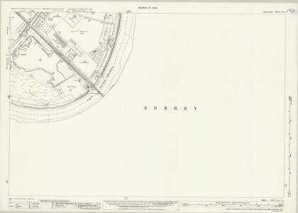 Middlesex XXI.6 (includes: Barnes; Mortlake; Wandsworth Borough) - 25 Inch Map