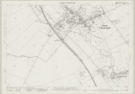 Cambridgeshire LIX.12 (includes: Great Chesterford; Ickleton; Little Chesterford; Littlebury; Strethall) - 25 Inch Map