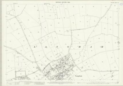 Rutland V.9 (includes: Langham; Whissendine) - 25 Inch Map