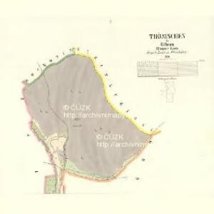 Thönischen - c8153-1-001 - Kaiserpflichtexemplar der Landkarten des stabilen Katasters