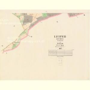 Leiter - c6676-1-003 - Kaiserpflichtexemplar der Landkarten des stabilen Katasters
