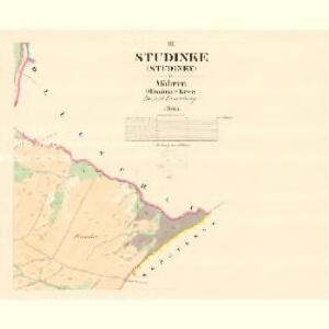 Studinke (Studinky) - m0826-1-003 - Kaiserpflichtexemplar der Landkarten des stabilen Katasters