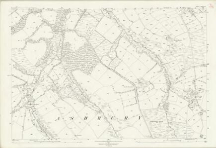 Devon LXIV.13 (includes: Ashbury; Beaworthy; Northlew; Okehampton Hamlets) - 25 Inch Map
