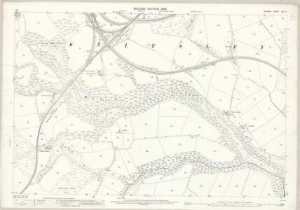 Durham XVIII.2 (includes: Consett; Healeyfield) - 25 Inch Map